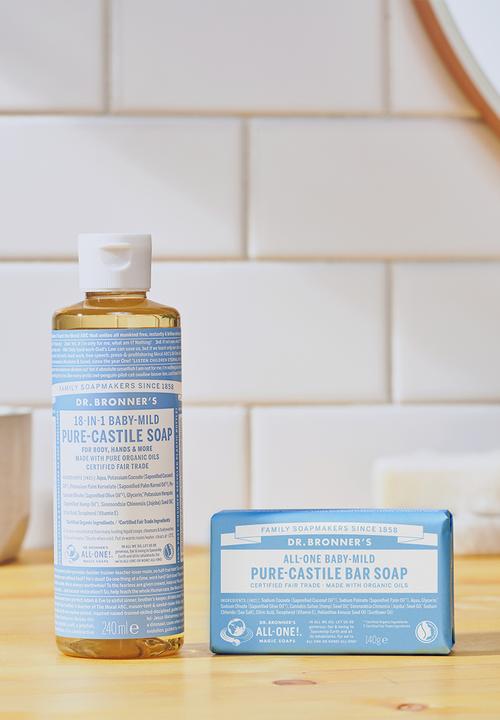 DR. BRONNER'S - Pure-Castile Bar Soap All-One Hemp Baby Unscented