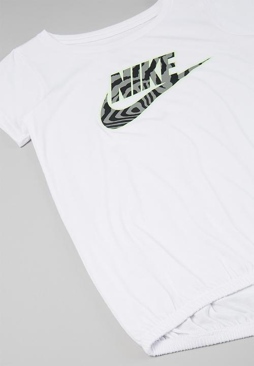 Nike - Nike printed legging set - white & grey 