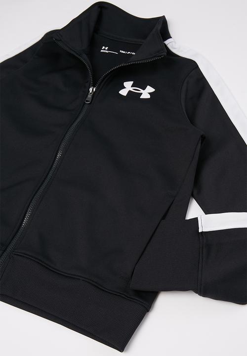 Under Armour - Em knit track suit - black & white 