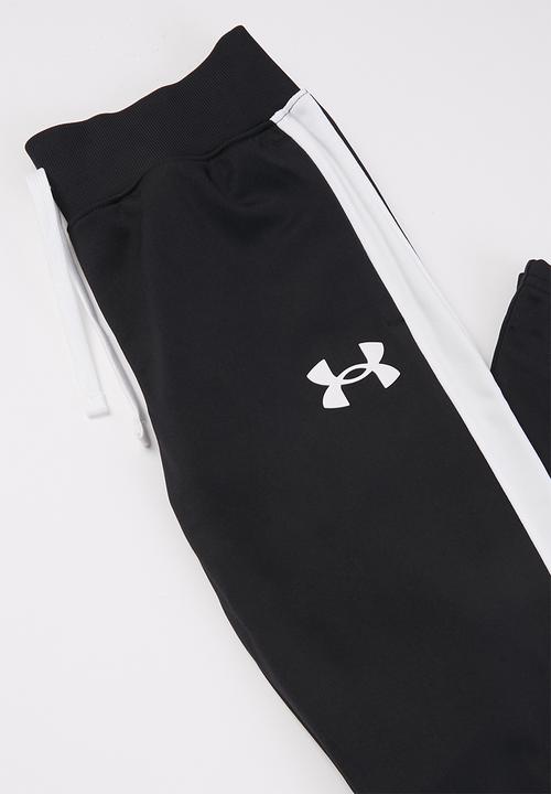 Under Armour - Em knit track suit - black & white 