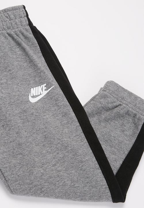 Nike - Nike colour block crew set - black & grey 