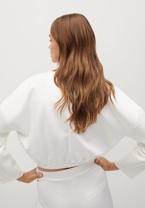 MANGO - Sweatshirt noa - white