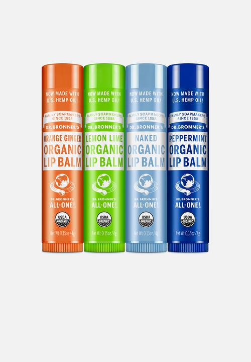 DR. BRONNER'S - Orange Ginger Organic Hemp Oil Lip Balm
