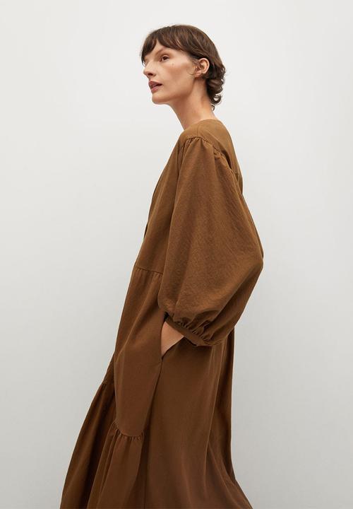 MANGO - Dress carmina - brown