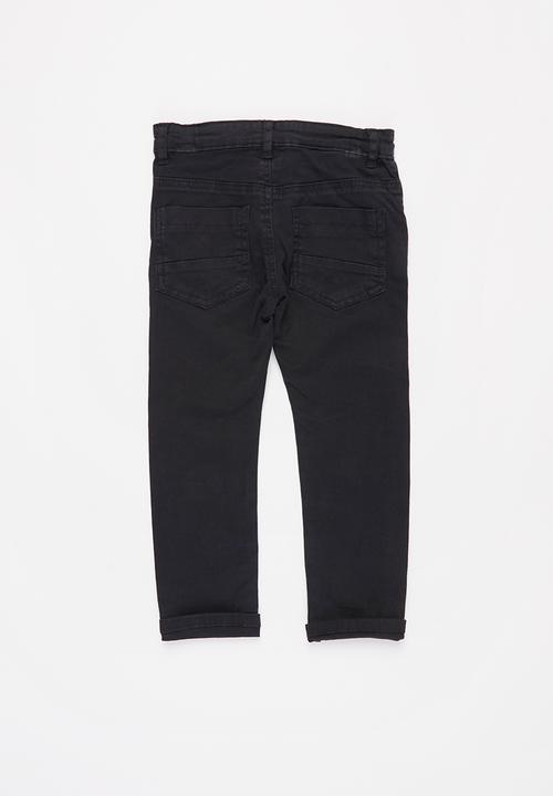 MINOTI - Washed textured pants - navy