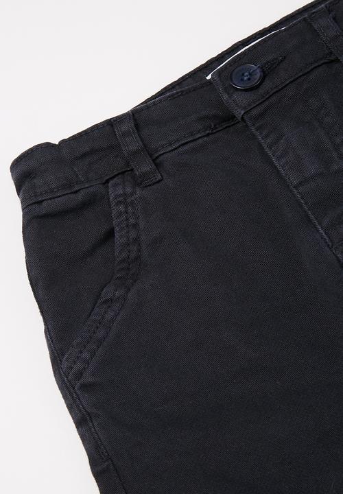 MINOTI - Washed textured pants - navy