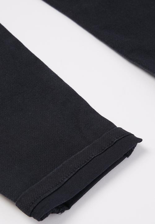 MINOTI - Washed textured pants - navy