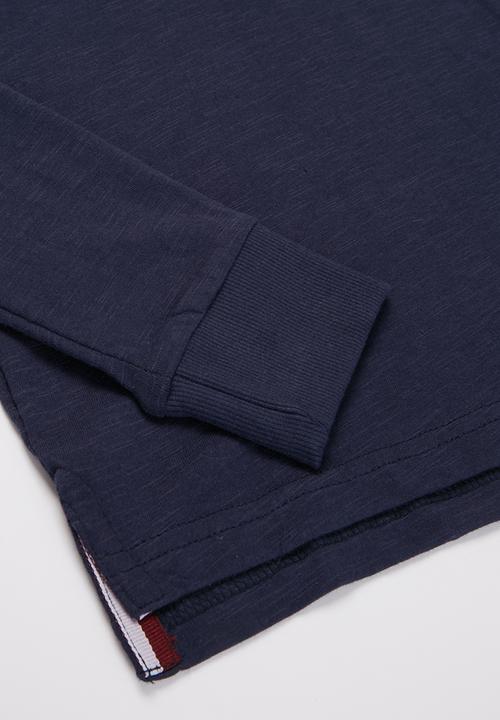 MINOTI - Parisian slub polo shirt - navy