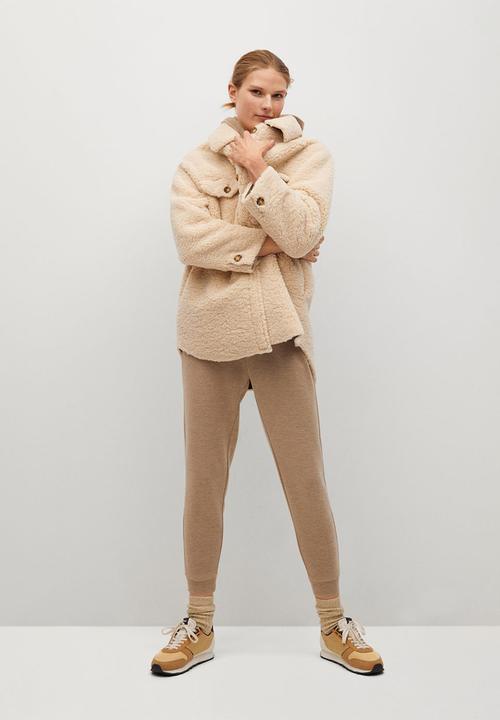 MANGO - Trousers maxime7 - beige
