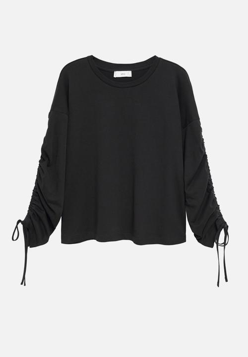 MANGO - T-shirt carlota - black