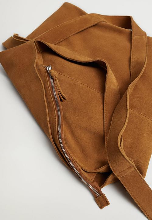 MANGO - Prima bag - medium brown