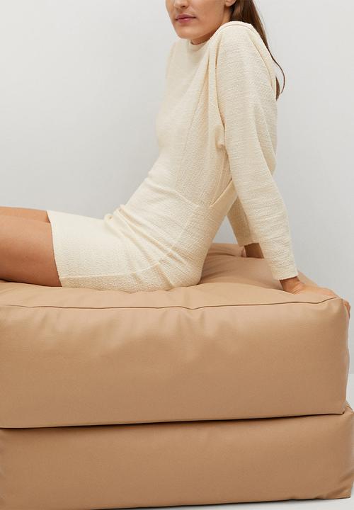 MANGO - Dress opra - light beige