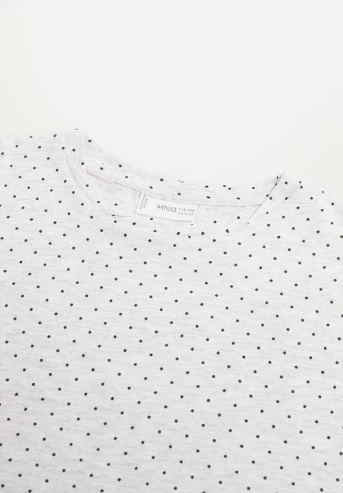 MANGO - Carlota pyjamas - pastel grey