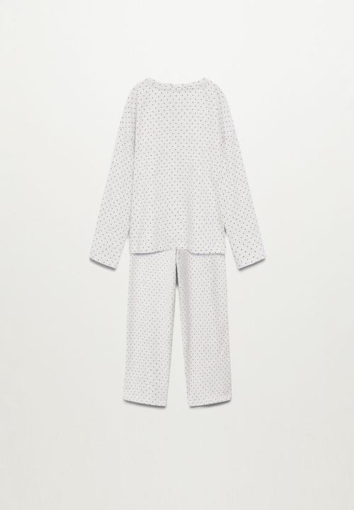 MANGO - Carlota pyjamas - pastel grey