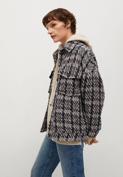 MANGO - Jacket xarop - navy