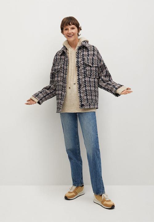 MANGO - Jacket xarop - navy