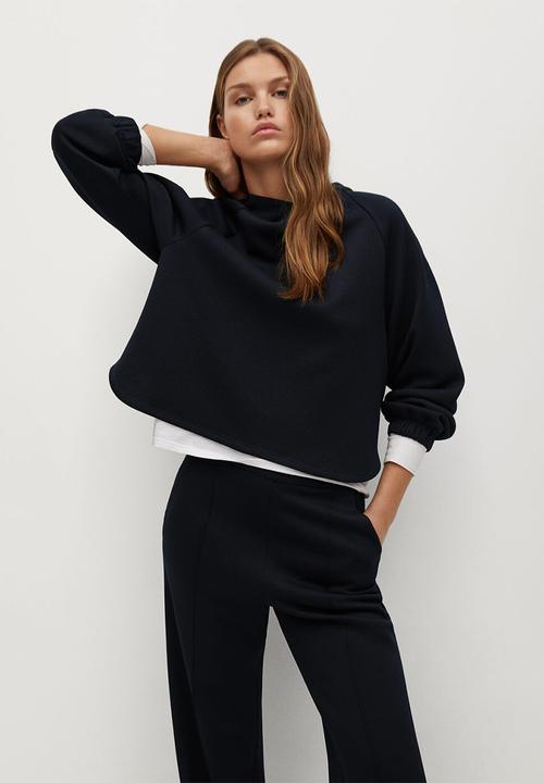 MANGO - Trousers tammy - navy