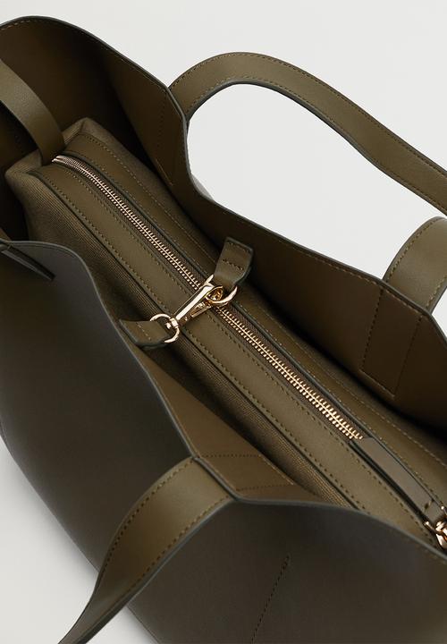 MANGO - Nyon bag - beige