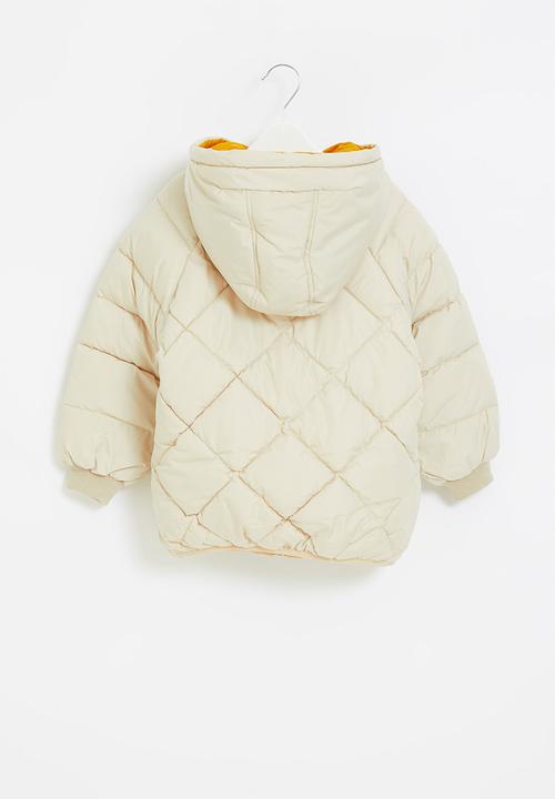 Pop Candy - Quilted puffer jacket - beige