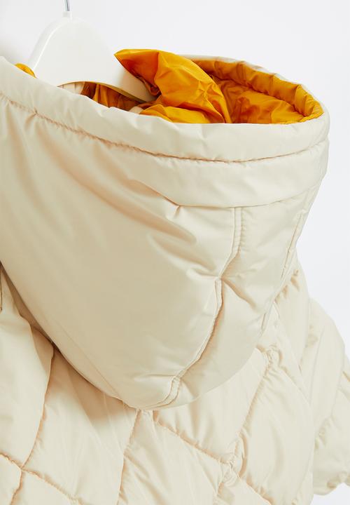 Pop Candy - Quilted puffer jacket - beige