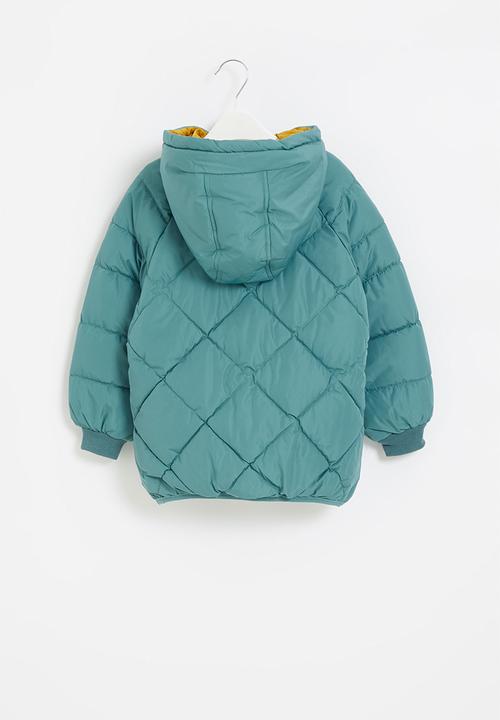 Pop Candy - Quilted puffer jacket - blue