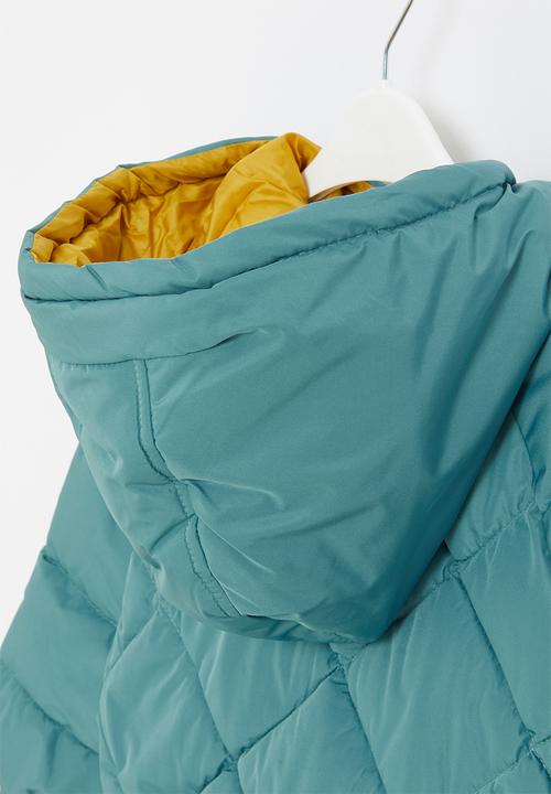 Pop Candy - Quilted puffer jacket - blue