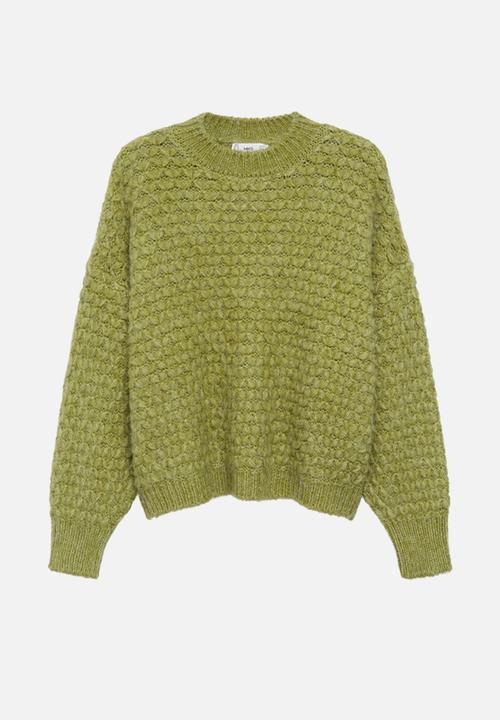 MANGO - Sweater norman - green