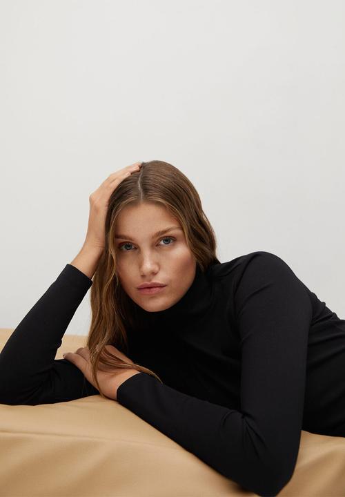 MANGO - Dress morisa - black