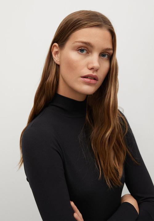 MANGO - Dress morisa - black