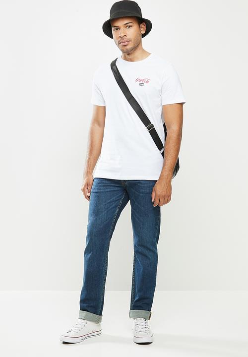 Lee  - Back flag print - white