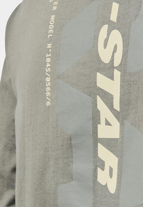 G-STAR - Big back graphic r l\s tee - gs grey
