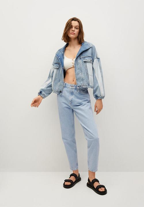 MANGO - Jeans mom - blue