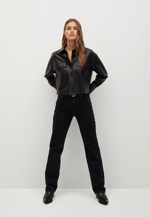 MANGO - Shirt cargo - black