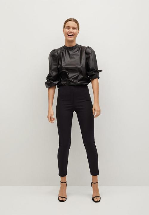 MANGO - Trousers avanti - black
