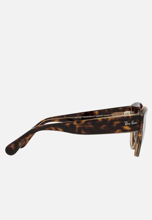 Ray-Ban - Roundabout sunglasses - havana on transparent brown