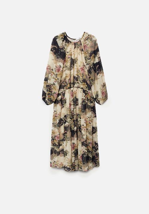 MANGO - Dress mulan - neutral