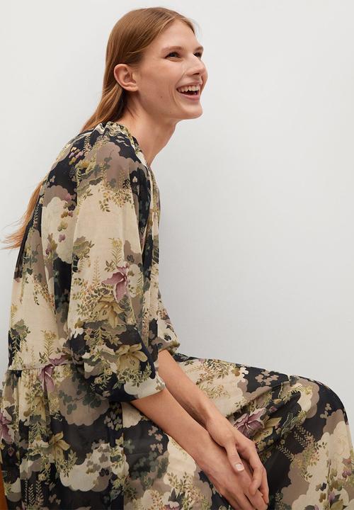 MANGO - Dress mulan - neutral
