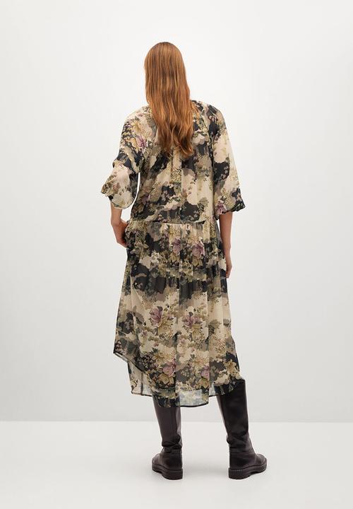 MANGO - Dress mulan - neutral
