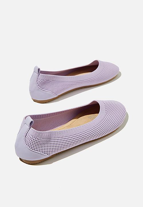 Cotton On - Knitted ballet flat - vintage lilac