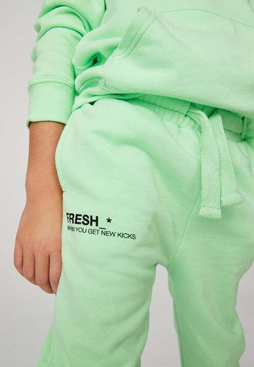 Cotton On - Marlo trackpant - washed spearmint/fresh