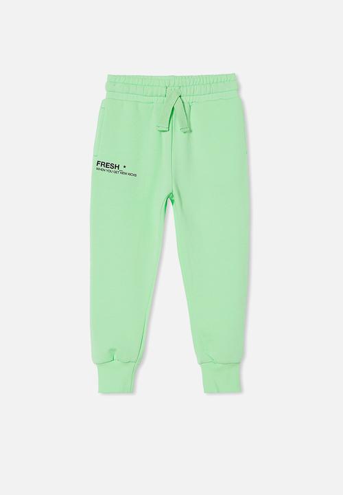 Cotton On - Marlo trackpant - washed spearmint/fresh