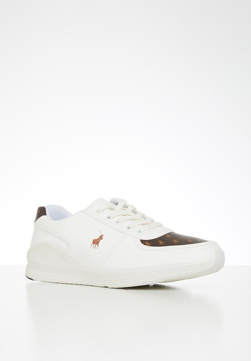 POLO - Greg monogram sneaker - white & brown 