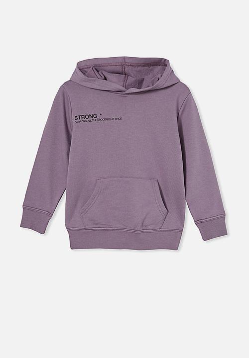Cotton On - Milo hoodie - dusk purple/strong