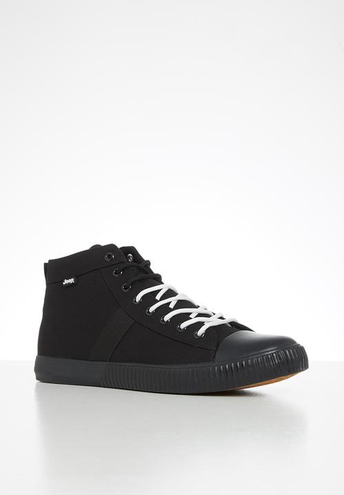 JEEP - Peg high-top sneaker - black