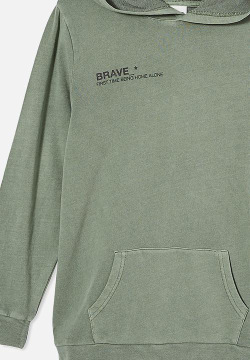 Free by Cotton On - Street hoodie - swag green/brave