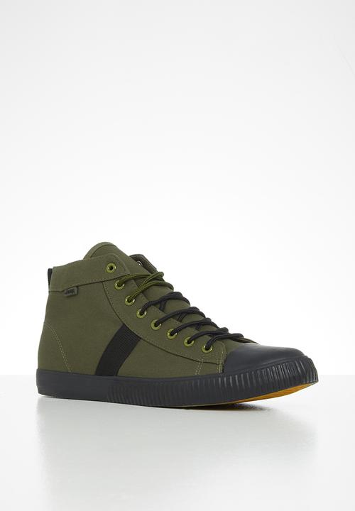 JEEP - Peg high-top sneaker - olive