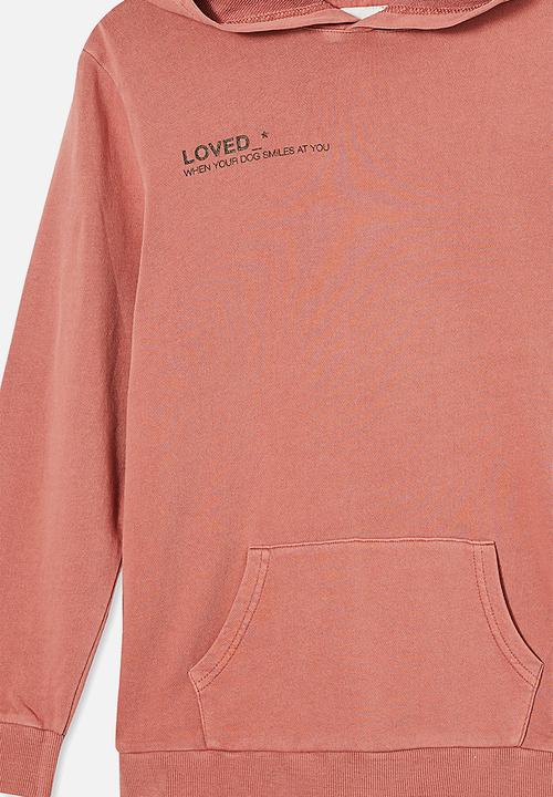 Free by Cotton On - Street hoodie - chutney/loved