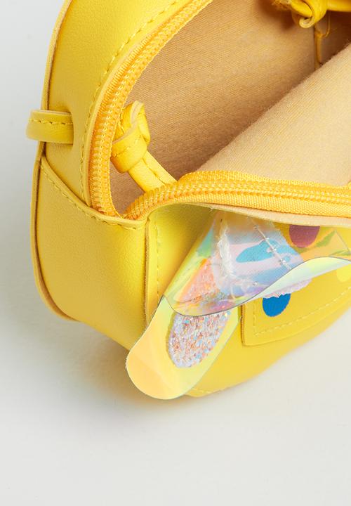 Pop Candy - Girls butterfly sling bag - yellow