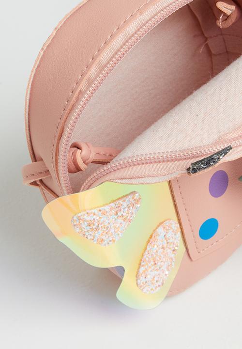 Pop Candy - Girls butterfly sling bag - beige
