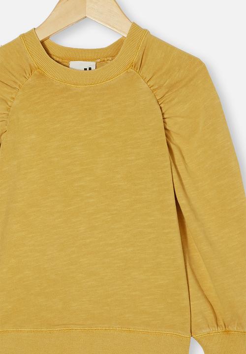Cotton On - Priscilla puff sleeve top - honey gold